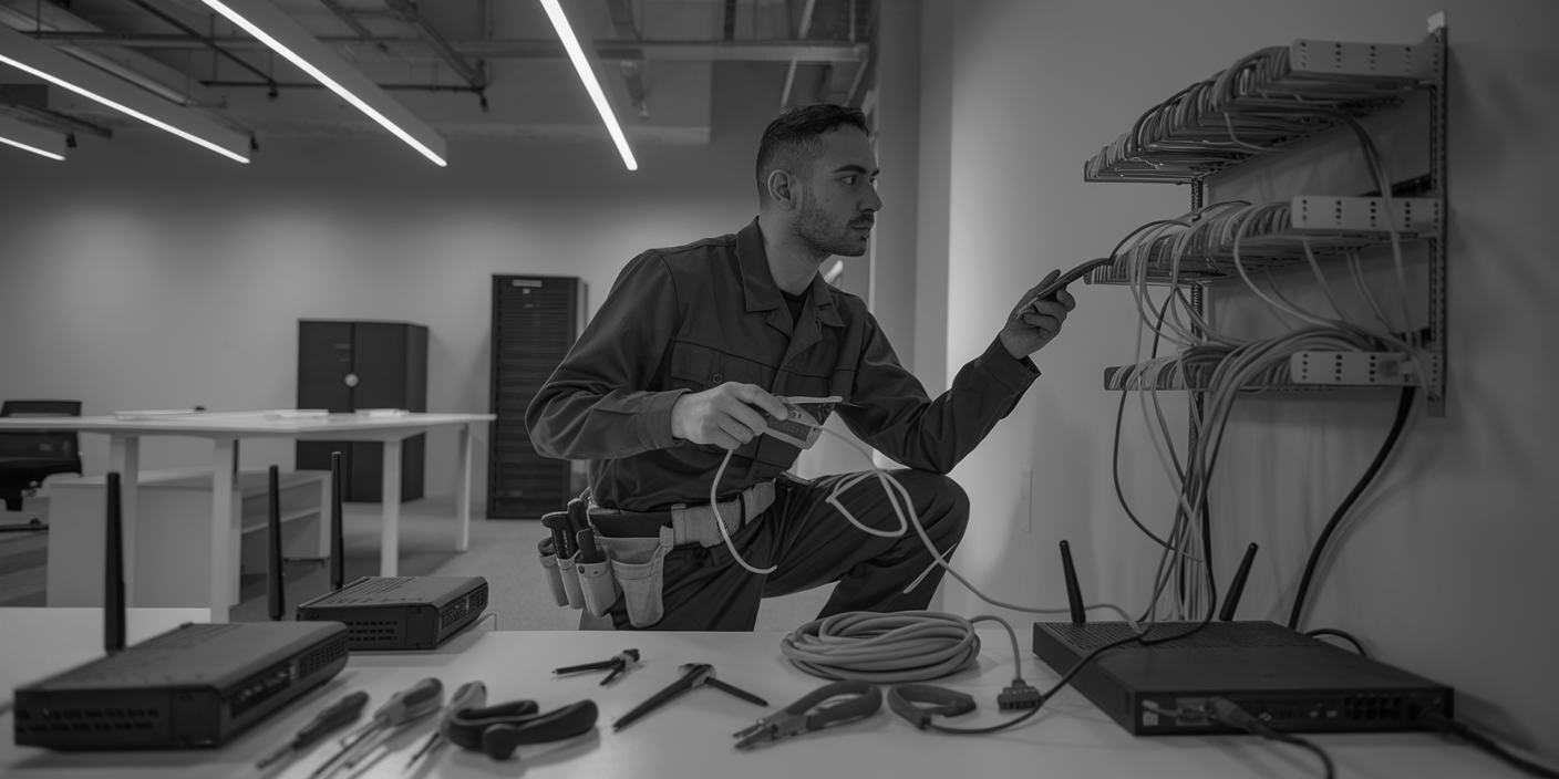 Installation de réseaux câblés et serveurs